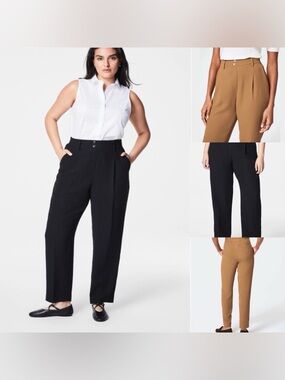 Spanx Carefree Crepe Ankle Pant Bundle Like New 1X Tall